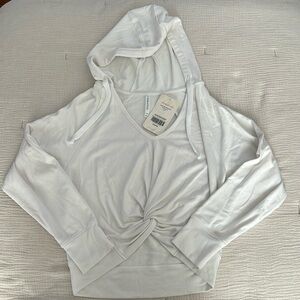 fabletics sydney twist front hoodie